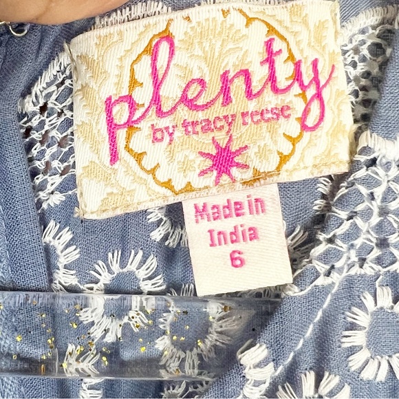 EUC RARE Anthropologie Plenty By Tracy Reese Mompos Eyelet Dress - Picture 9 of 11